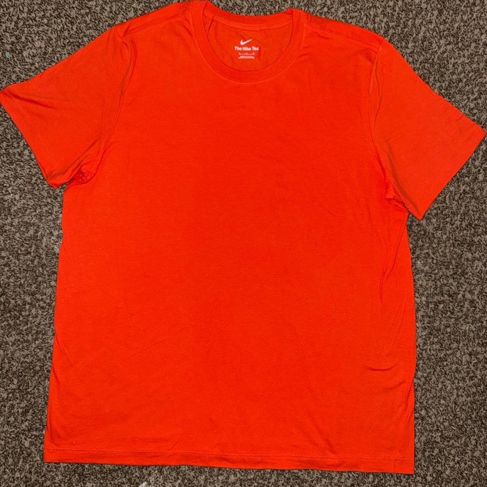 Nike Orange Short Sleeve Tee